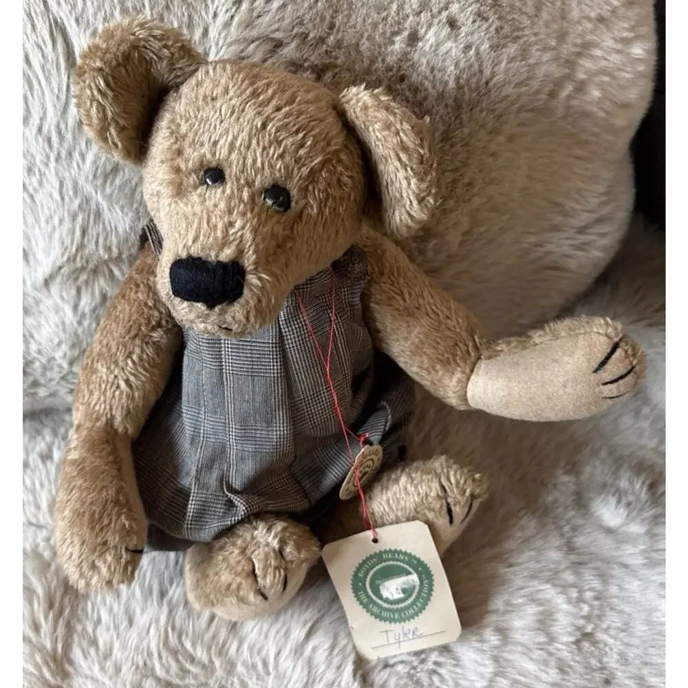 Vintage Boyds Bears #1364 Archive Series 16” Jointed Plush Bear Outfit Tags